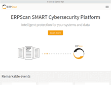 Tablet Screenshot of erpscan.com